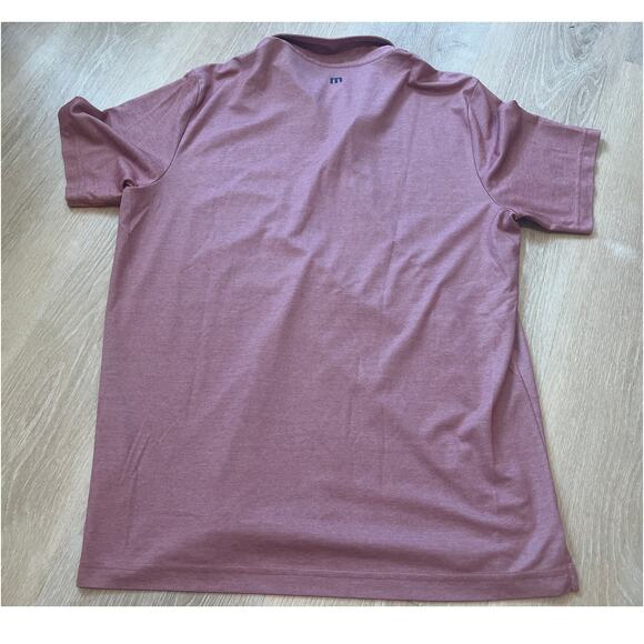 Travis Mathew BUNDLE Polo Shirts Men XL Mint Green Navy/ Red Pima Golf - Picture 7 of 8